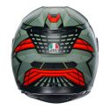Casco Integrale Agv K3 E06 Decept Matt Black/gr