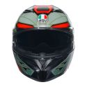Casco Integrale Agv K3 E06 Decept Matt Black/gr