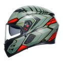 Casco Integrale Agv K3 E06 Decept Matt Black/gr
