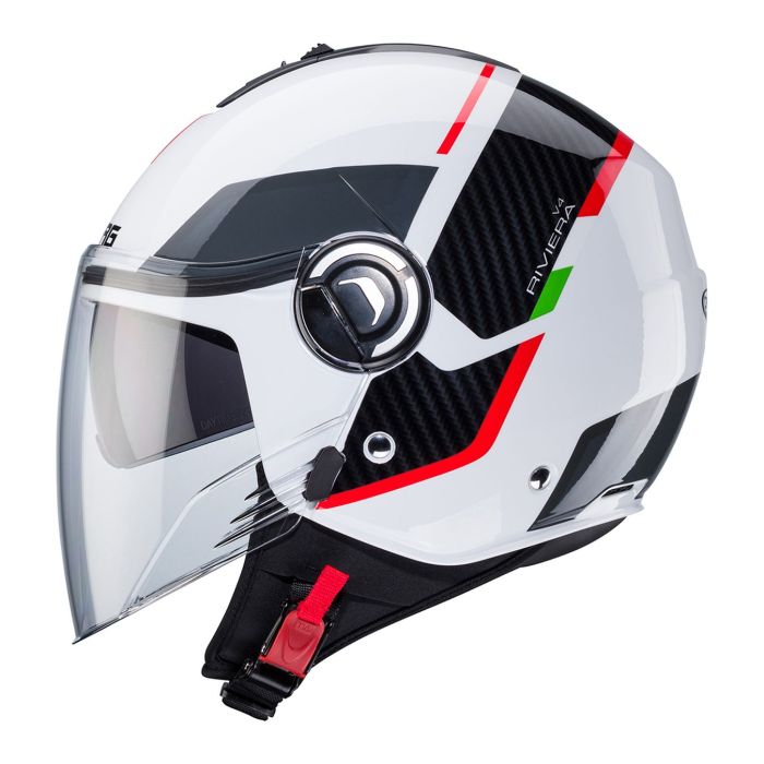 Casco Jet Caberg Riviera V4x Geo Italia