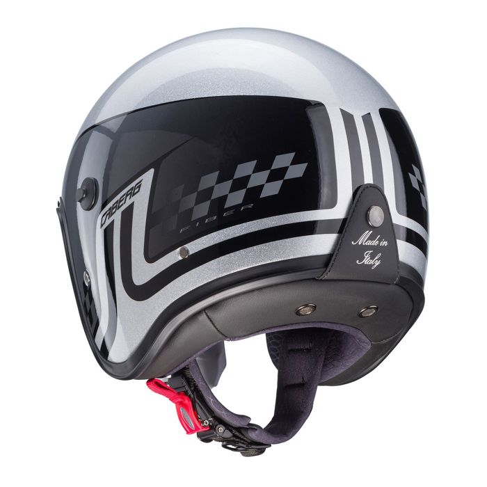 Casco Jet Caberg Freeride Trophy Silver / Blac