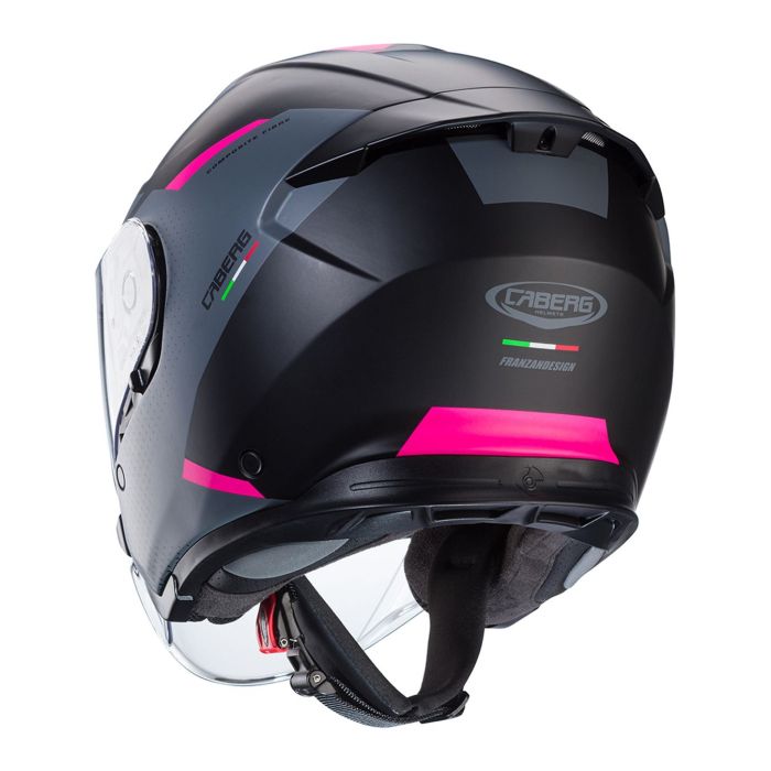 Casco Jet Caberg Flyon Ii Boss Matt Black / Gr