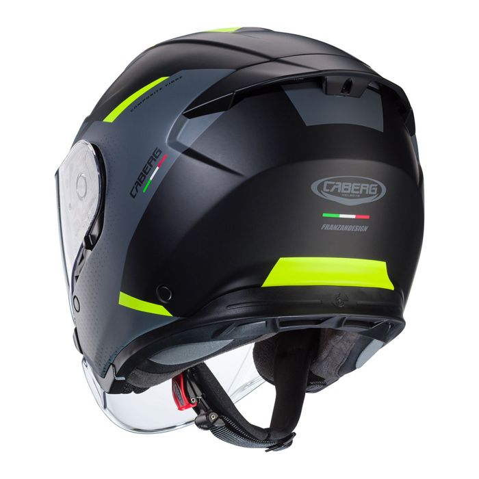 Casco Jet Caberg Flyon Ii Boss Matt Black / Gr
