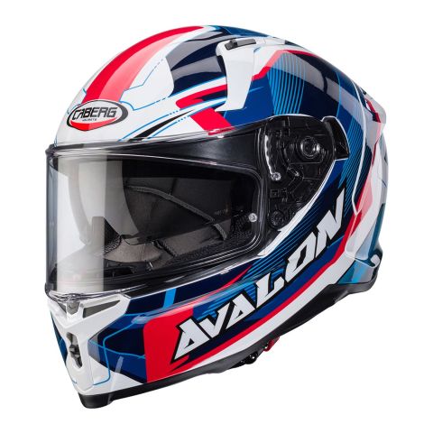 Casco Integrale Caberg Avalon X Optic White / Blue /