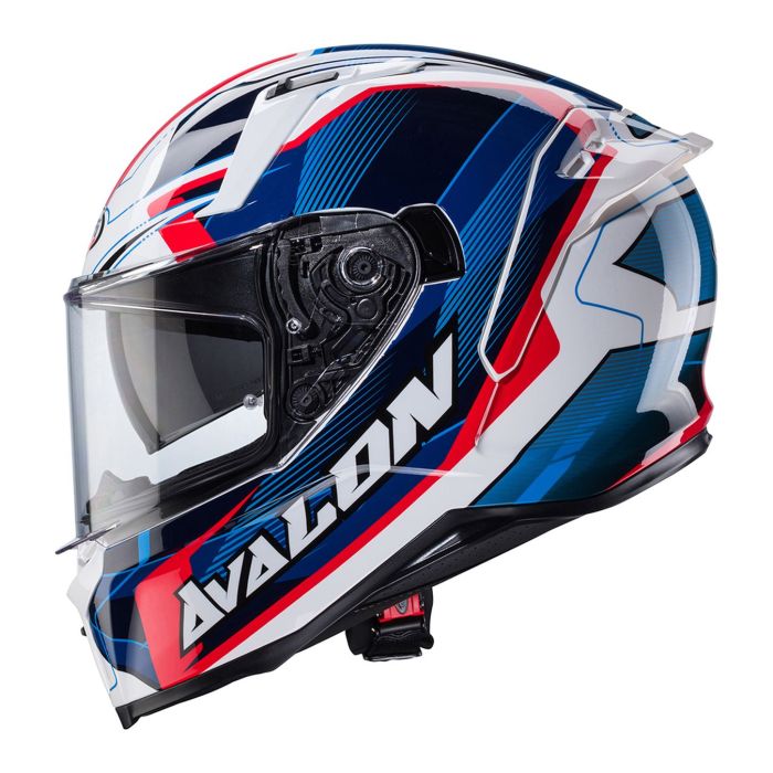Casco Integrale Caberg Avalon X Optic White / Blue /