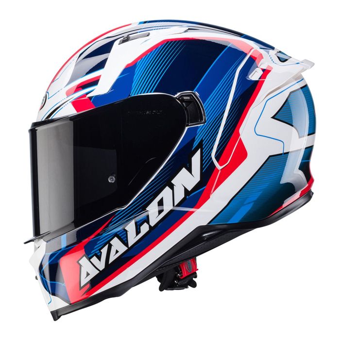 Casco Integrale Caberg Avalon X Optic White / Blue /