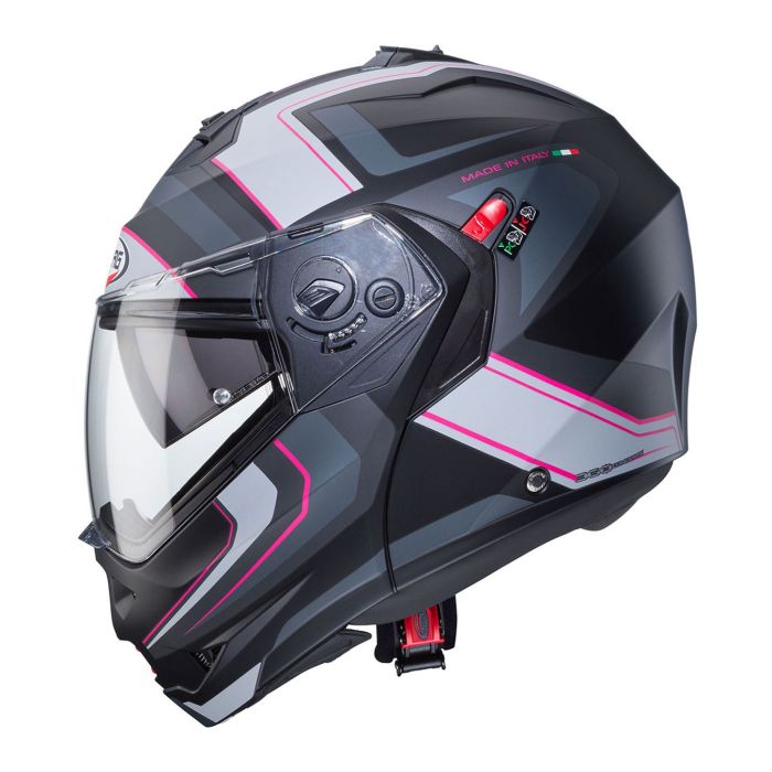 Casco Apribile Caberg Duke X Tour Matt Black/fuch