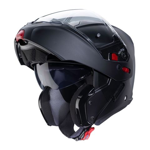 Caberg Horus x Casco Negro Mate Flip-Up