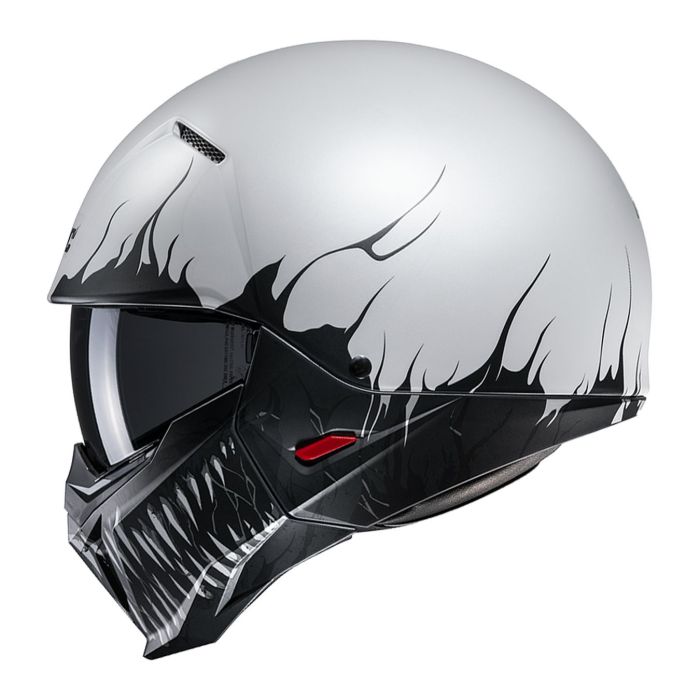 Casco Jet Hjc I20 Scraw Grigio Nero Opaco