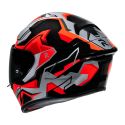Casco Integrale Hjc Rpha 1 Nomaro Nero Rosso