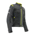 Acerbis Ramsey ventilado hay chaqueta de verano calada. Negro/amarillo