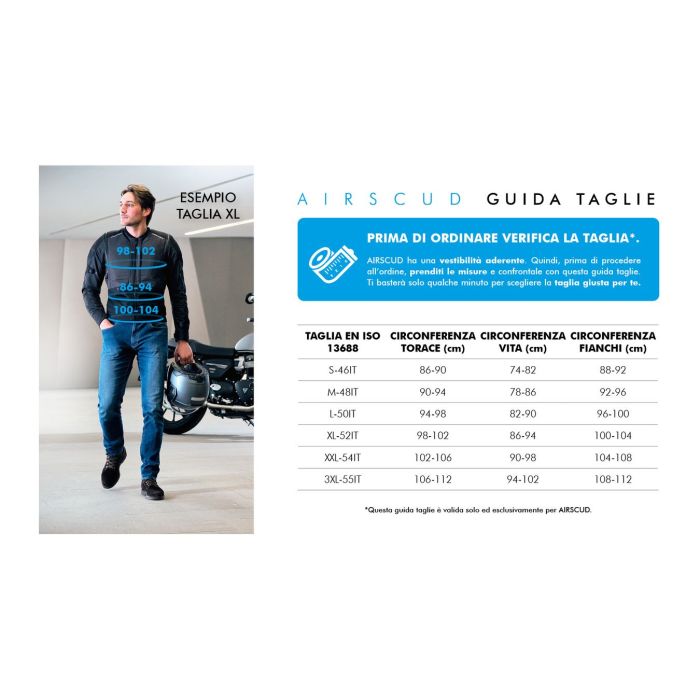 Giacca Airbag Tucano Urbano Airscud Per Moto Nero