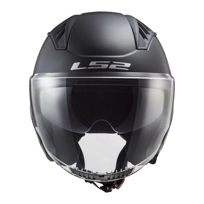 Casco Ls2 Of600 Copter Ii 06 Con Sunvisor Matt Black