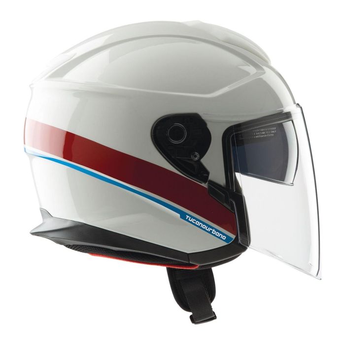 Casco Tucano Urbano El Max Bianco Graphic–a Luc