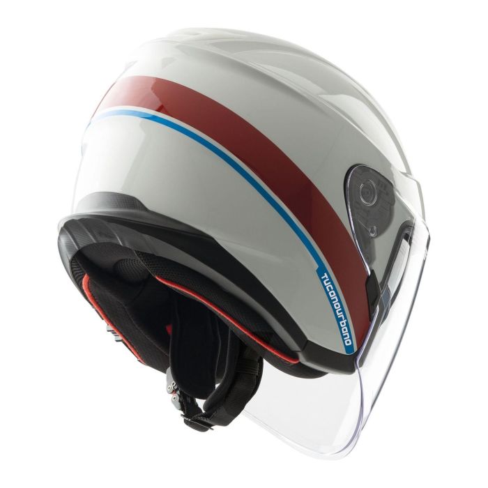 Casco Tucano Urbano El Max Bianco Graphic–a Luc