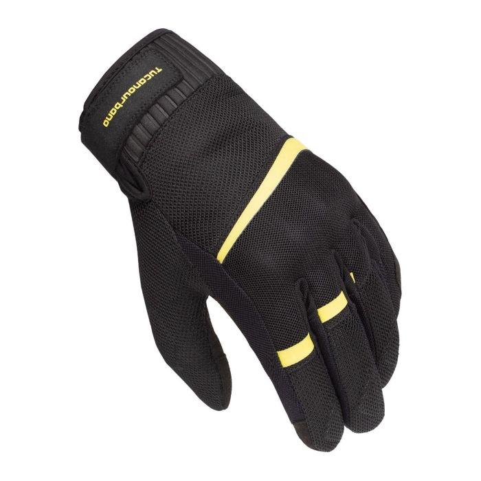 Guanti Tucano Urbano Penna Mesh Nero–giallo Tucano