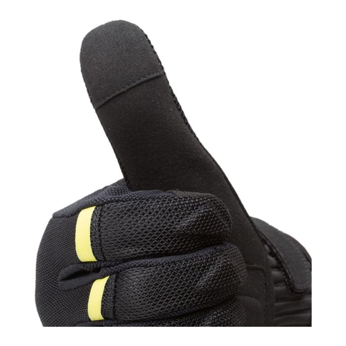 Guanti Tucano Urbano Penna Mesh Nero–giallo Tucano