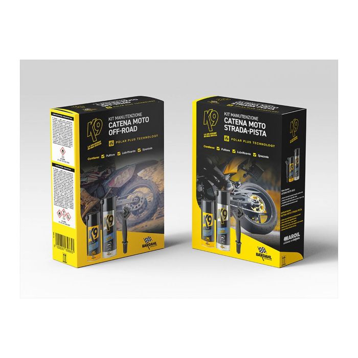 Kit Manutenzione Catena Moto Off-road Bardahl K9