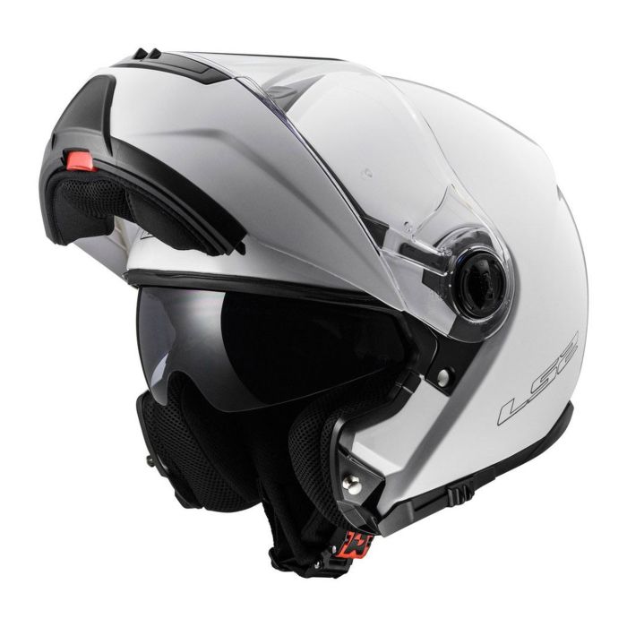 Casco Modulare Ls2 Ff908 Strobe II Mono Gloss White