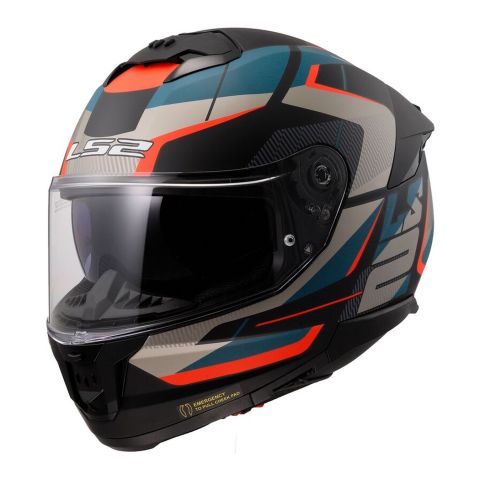 Casco Ls2 Ff808 Stream II Road M.black Blue