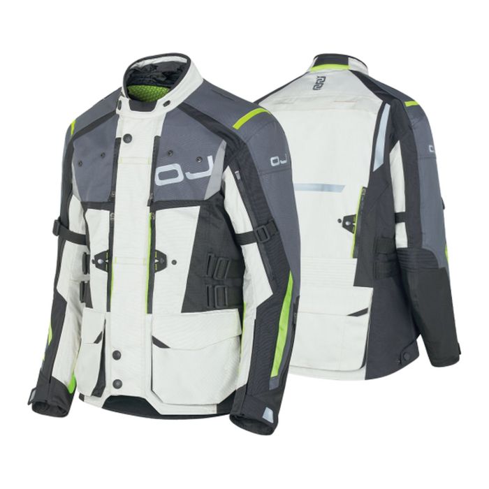 Giacca Estiva Oj Escaper J Ice/grey/yellow Fluo