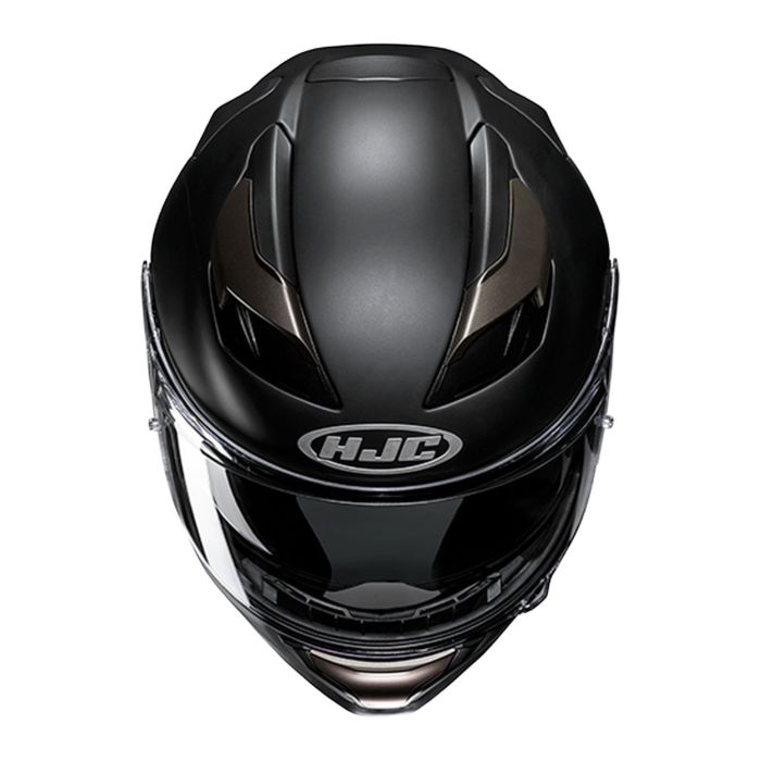 Casco Integrale Hjc F71 Solid Semi Flat Black Tita