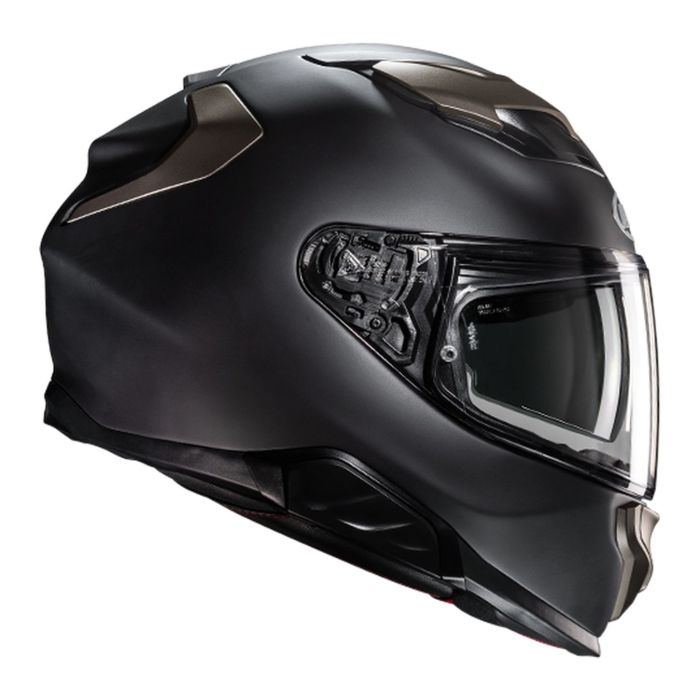 Casco Integrale Hjc F71 Solid Semi Flat Black Tita