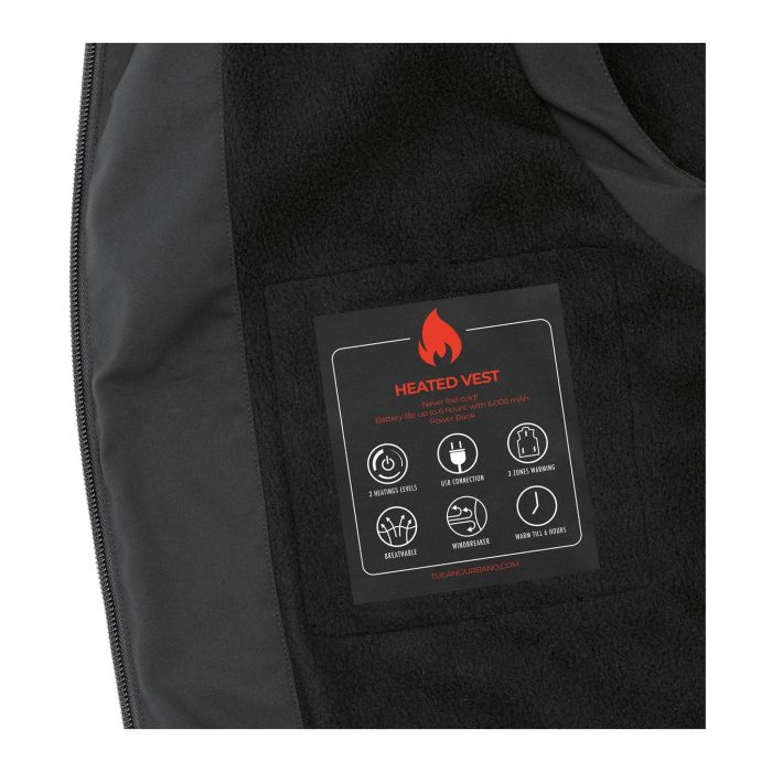 Gilet Riscaldato Tucano Urbano Topwarm Nero