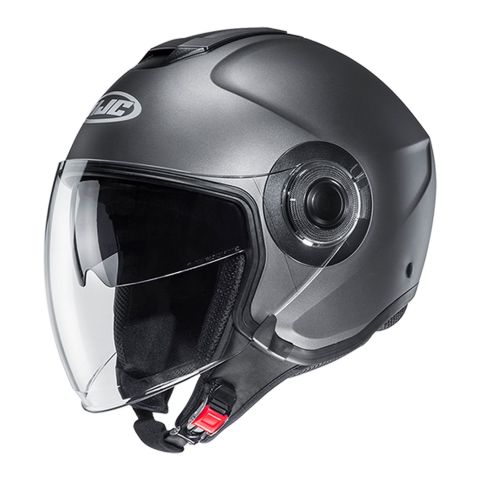 Casco Jet Hjc i40N Semi Flat Titanium