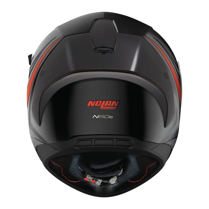 Casco Nolan N60-6 Sport Outset Flat Black Red