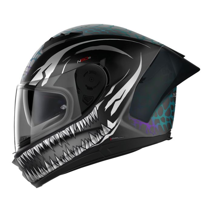 Casco Nolan N60-6 Sport Ravenous Flat Black