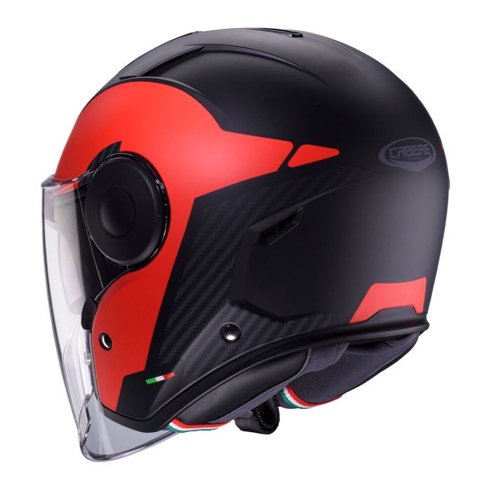 Casco Caberg Soho Milano Matt Black / Red