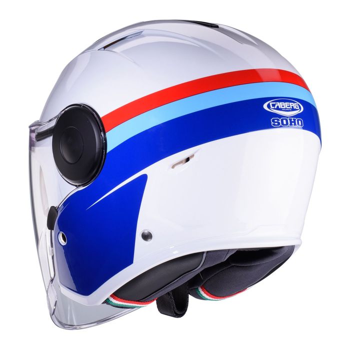 Casco Caberg Soho Zephyr White / Blue / Light