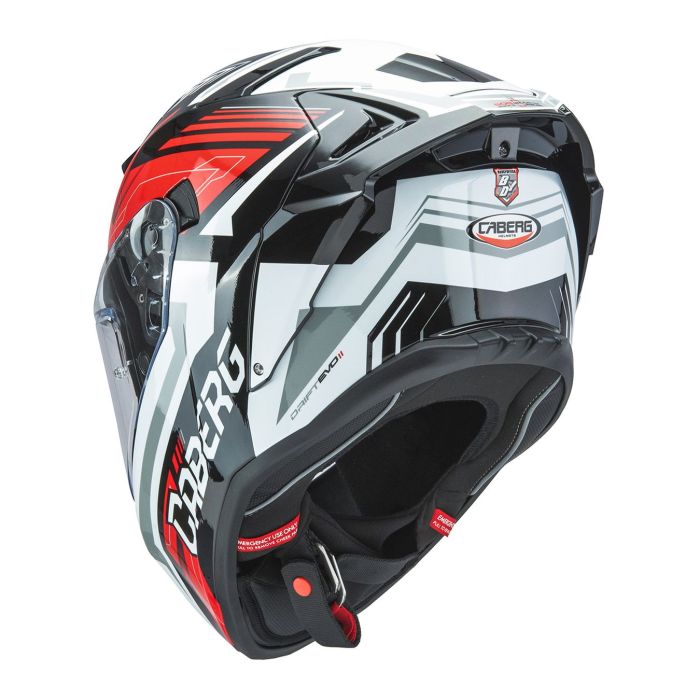 Casco Caberg Drift Evo Ii Jarama Black / Red / White