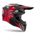 Casco Airoh Wraaap Cyber 06 Red Matt