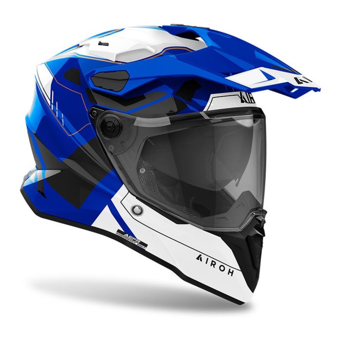 Casco Airoh Commander 2 Reveal 06 Blue Gloss