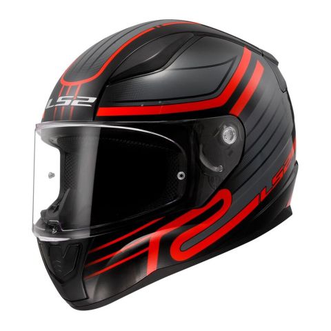 Casco Ls2 Ff353 Rapid II Circuit 06 Black / Red
