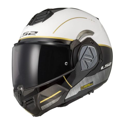Casco Ls2 Ff906 Advant Iron 06 Matt White / Black /