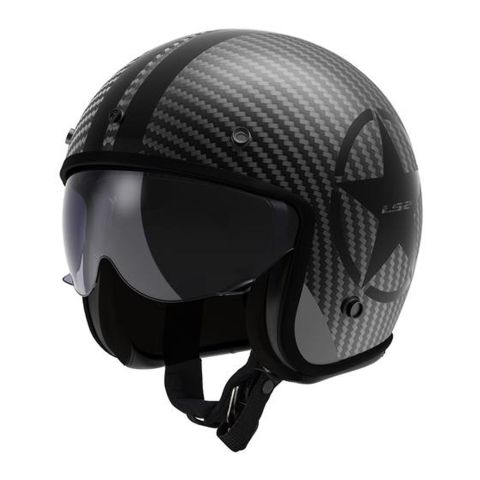 Casco Ls2 Of601 Bob Ii C Star 06 Black