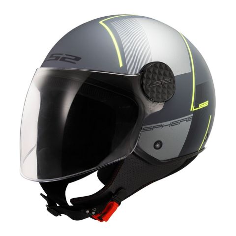 Casco Ls2 Of558 Sphere Lux II Firm 06 Matt Black / Titaniu