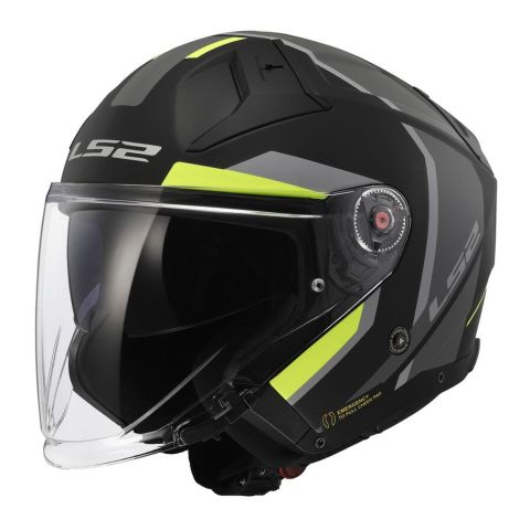 Casco Ls2 Of603 Infinity II Focus 06 Matt Black / H-v / Y