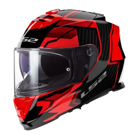 Casco Ls2 Ff800 Storm II Tracker 06 Black / Red