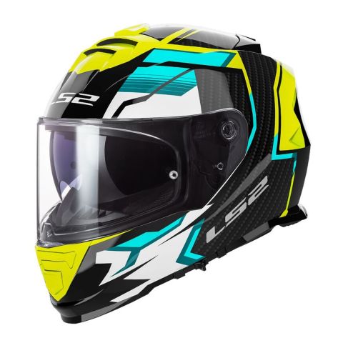 Casco Ls2 Ff800 Storm II Tracker 06 Black / H-v / Yellow