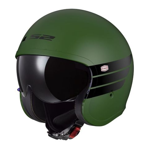 Casco Ls2 Of599 Spitfire II Retro 06 Matt Military / Gree