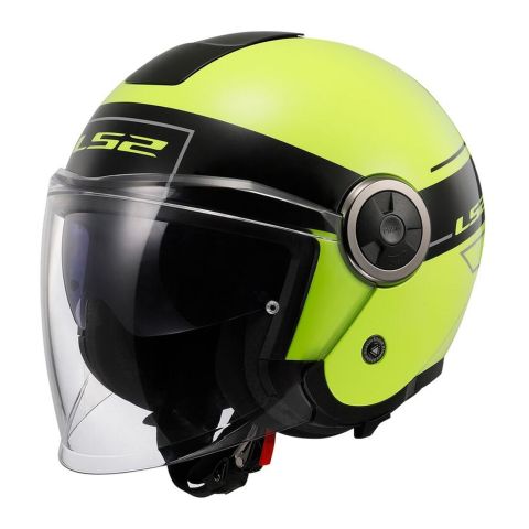 Casco Ls2 Of620 Classy Classic 06 Black / H-v / Yellow