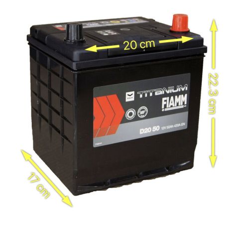 Batteria Fiamm 50 Ah. Titanium Black D20 50
