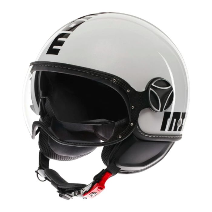Casco Momo Fgtr Evo E2206 Mono White Quarz/black