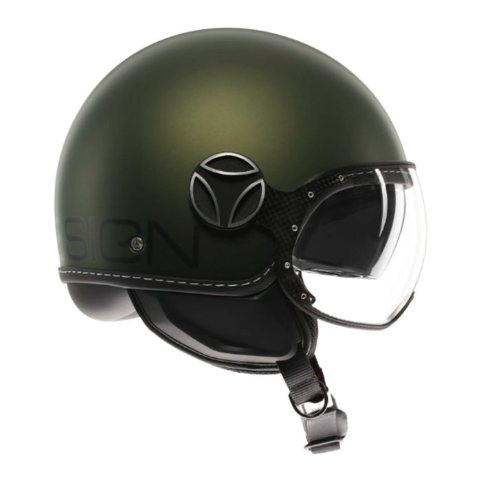 Casco Momo Fgtr Evo E2206 Mono Matt Green/black