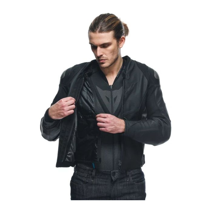 Giacca In Pelle Dainese Avro 5 Black/anthracite