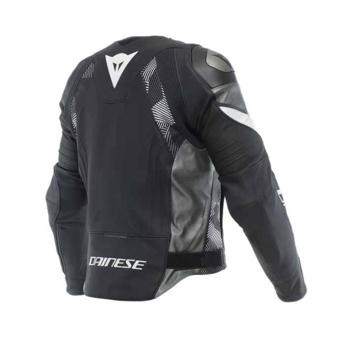 Giacca In Pelle Dainese Avro 5 Black/white/anthraci